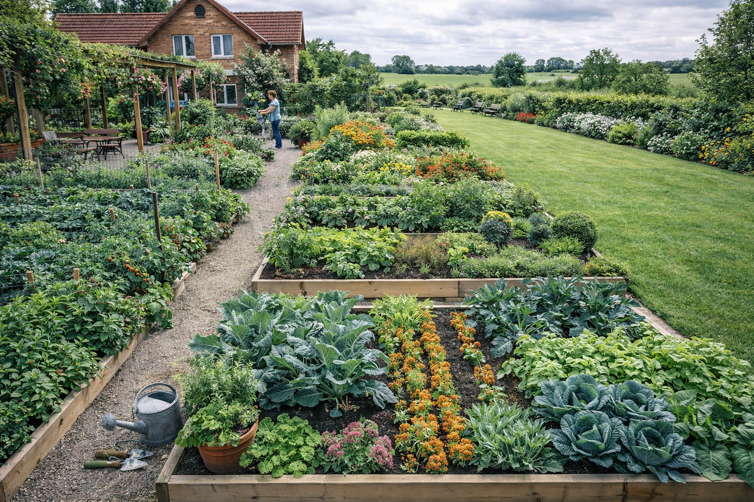 Planiranje vrta – kuhinja i zelena površina