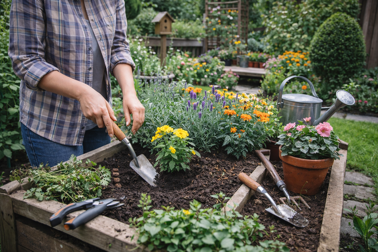 Rad na otvorenom: kako urediti mali vrt